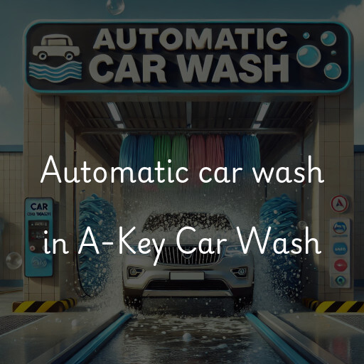 Automatic car wash in A-Key Car Wash