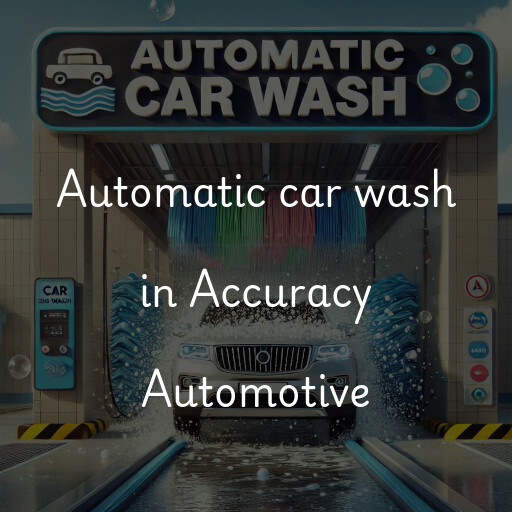 Automatic car wash in Accuracy Automotive