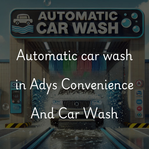 Automatic car wash in Adys Convenience And Car Wash