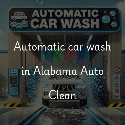 Automatic car wash in Alabama Auto Clean