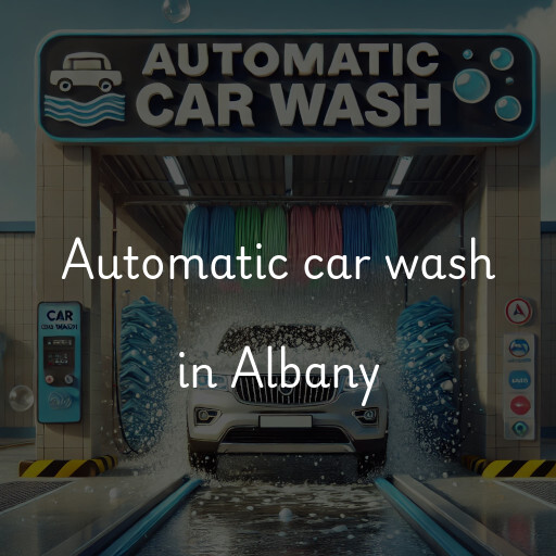 Automatic car wash in Albany