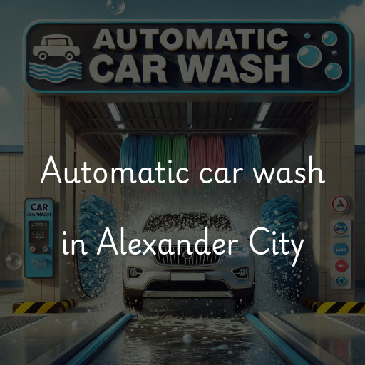 Automatic car wash in Alexander City