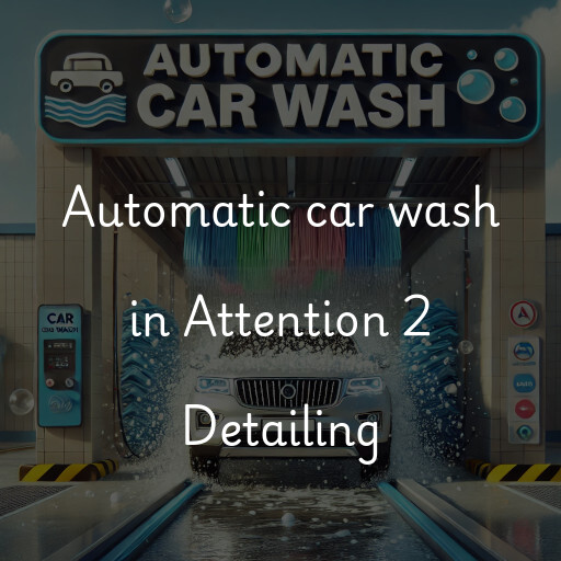 Automatic car wash in Attention 2 Detailing