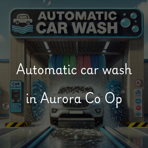 Automatic car wash in Aurora Co Op