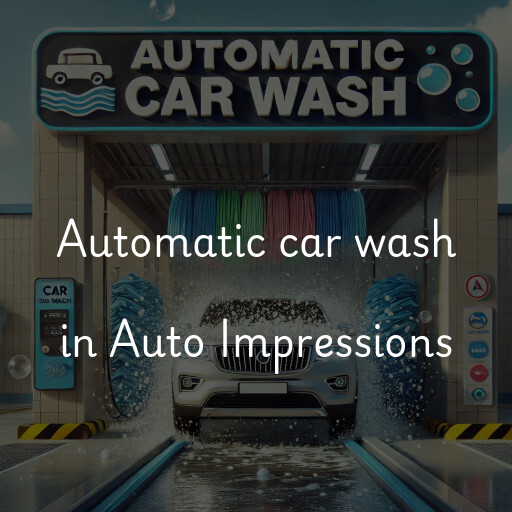 Automatic car wash in Auto Impressions