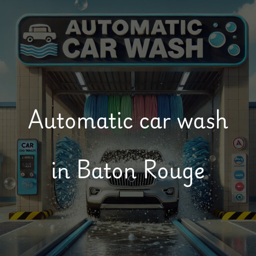 Automatic car wash in Baton Rouge