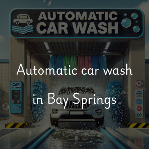 Automatic car wash in Bay Springs