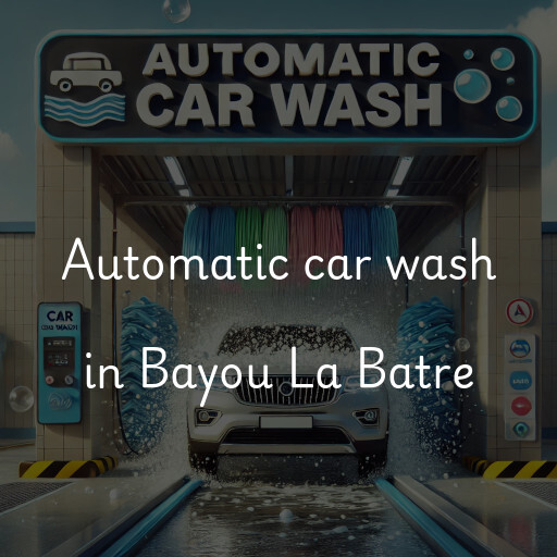 Automatic car wash in Bayou La Batre