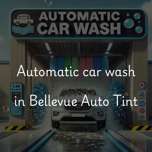 Automatic car wash in Bellevue Auto Tint