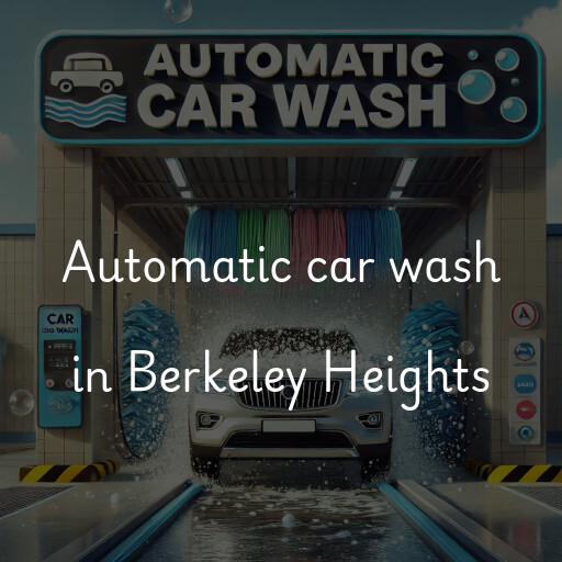 Automatic car wash in Berkeley Heights