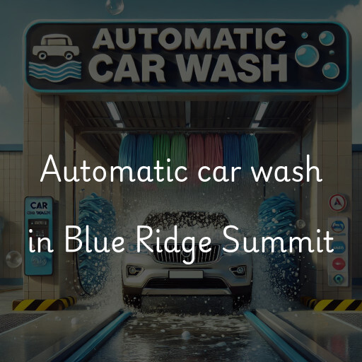 Automatic car wash in Blue Ridge Summit