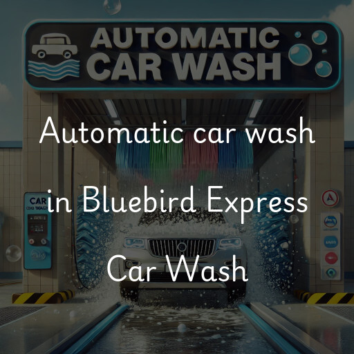 Automatic car wash in Bluebird Express Car Wash