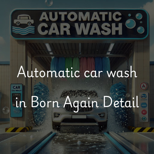 Automatic car wash in Born Again Detail