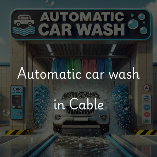 Automatic car wash in Cable