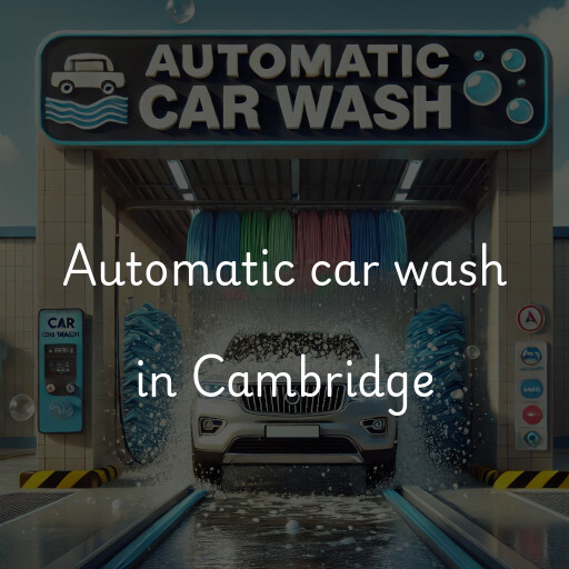 Automatic car wash in Cambridge