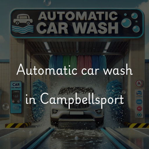 Automatic car wash in Campbellsport