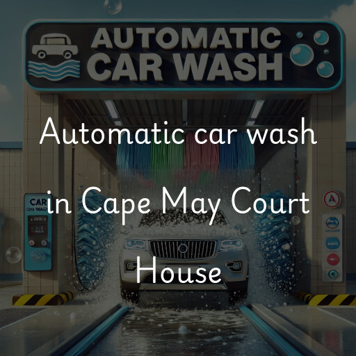 Automatic car wash in Cape May Court House