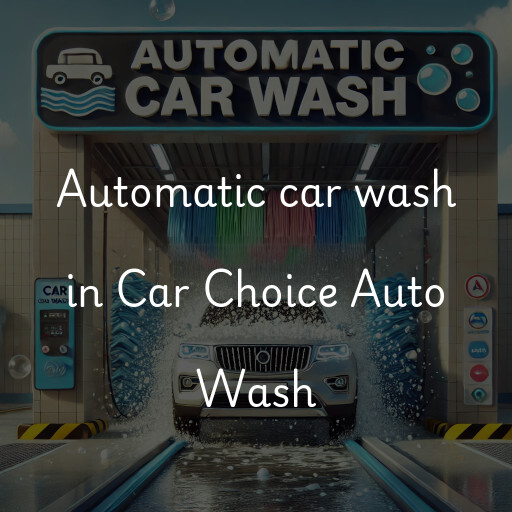 Automatic car wash in Car Choice Auto Wash