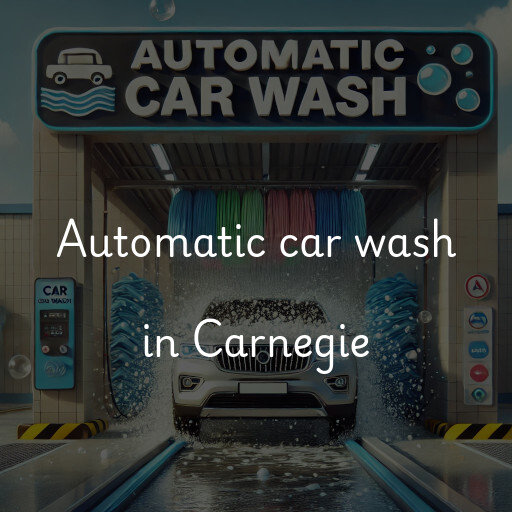 Automatic car wash in Carnegie