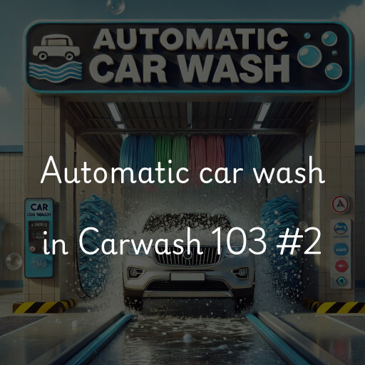 Automatic car wash in Carwash 103 #2