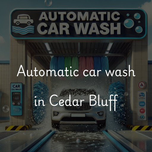 Automatic car wash in Cedar Bluff