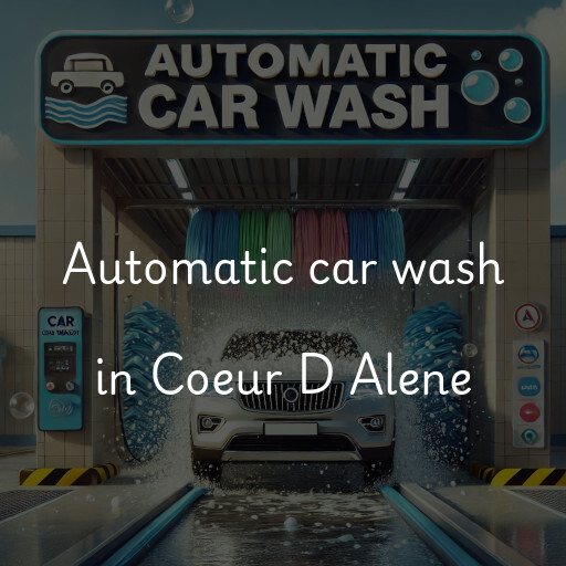 Automatic car wash in Coeur D Alene