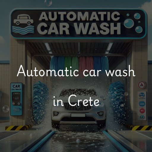 Automatic car wash in Crete