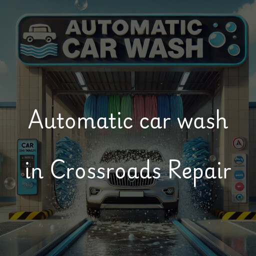 Automatic car wash in Crossroads Repair