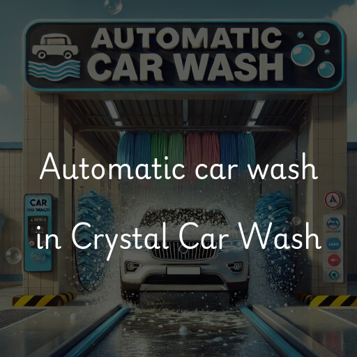 Automatic car wash in Crystal Car Wash