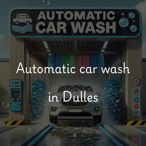 Automatic car wash in Dulles