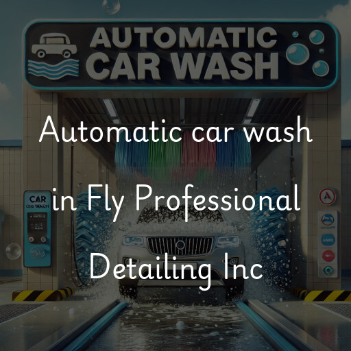 Automatic car wash in Fly Professional Detailing Inc