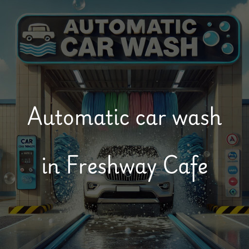 Automatic car wash in Freshway Cafe