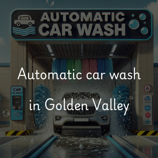 Automatic car wash in Golden Valley