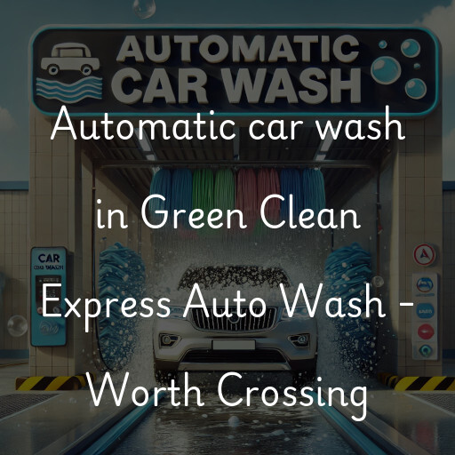 Automatic car wash in Green Clean Express Auto Wash - Worth Crossing