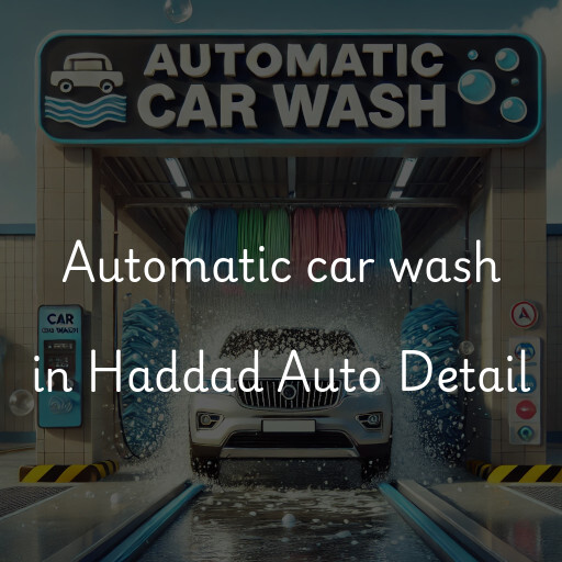 Automatic car wash in Haddad Auto Detail