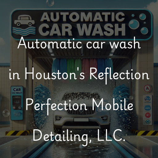 Automatic car wash in Houston's Reflection Perfection Mobile Detailing, LLC.