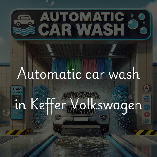 Automatic car wash in Keffer Volkswagen