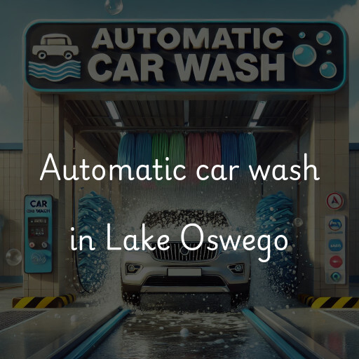 Automatic car wash in Lake Oswego