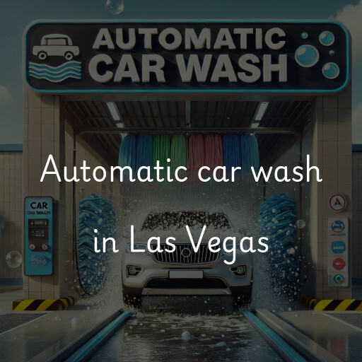 Automatic car wash in Las Vegas