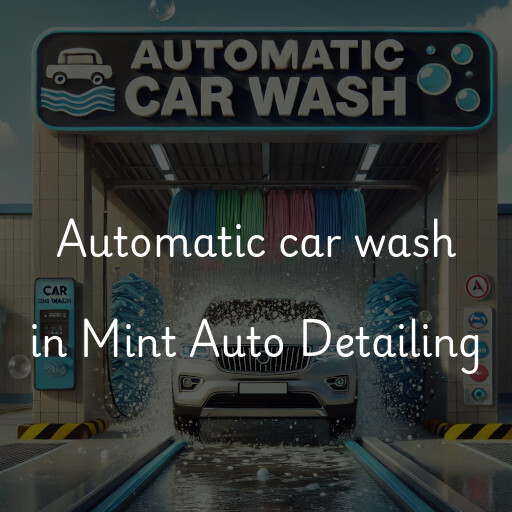 Automatic car wash in Mint Auto Detailing