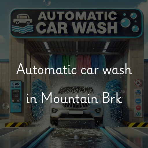 Automatic car wash in Mountain Brk