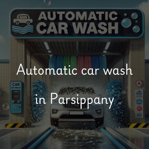 Automatic car wash in Parsippany