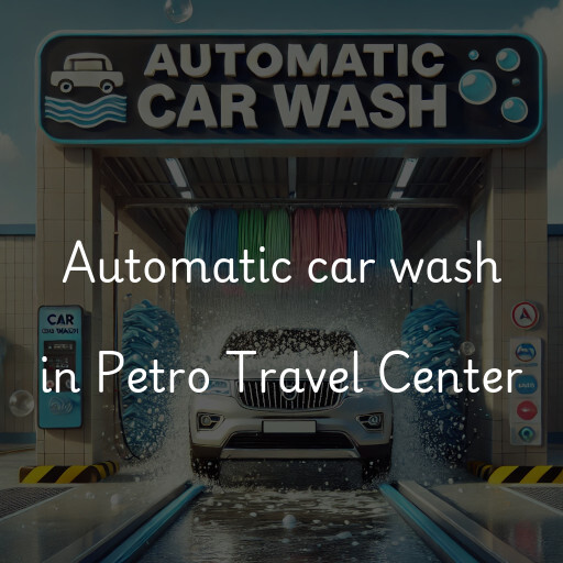 Automatic car wash in Petro Travel Center