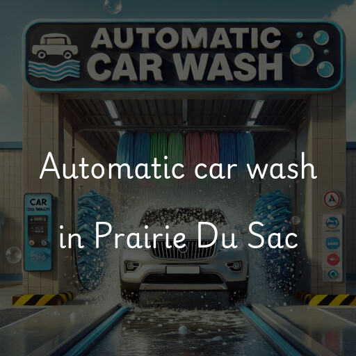 Automatic car wash in Prairie Du Sac