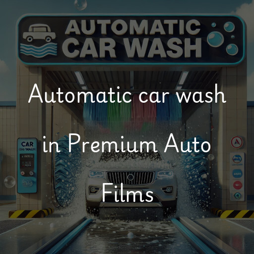 Automatic car wash in Premium Auto Films