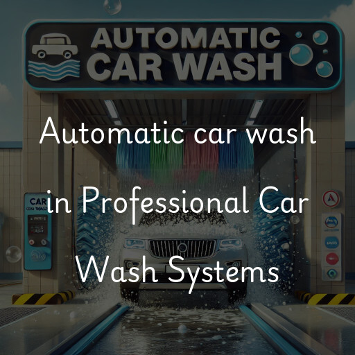 Automatic car wash in Professional Car Wash Systems