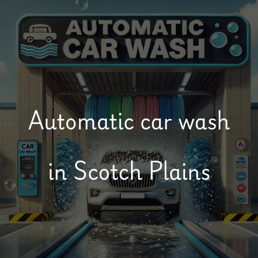 Automatic car wash in Scotch Plains