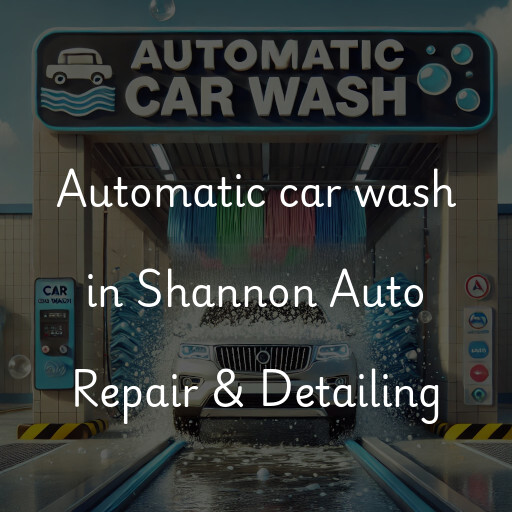 Automatic car wash in Shannon Auto Repair & Detailing