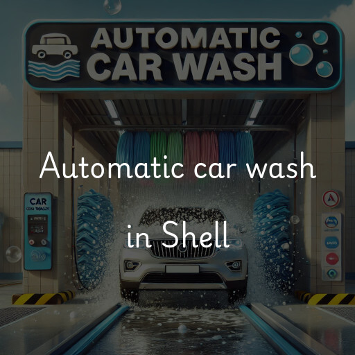 Automatic car wash in Shell