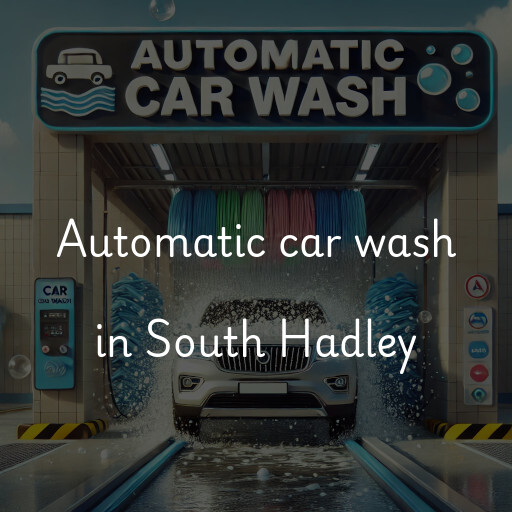 Automatic car wash in South Hadley